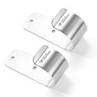 Par De Suporte Peneira E Aspirador De Piscina Em Inox