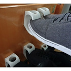 Par De Suportes Para Tênis Sapatos De Parede  Branco