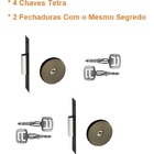 Par De Travas Tetra 11000 Roseta Redonda Preto