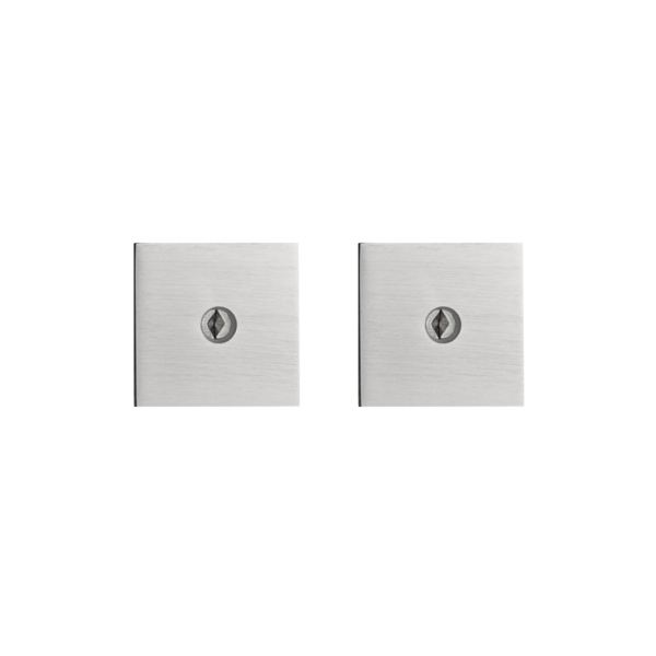 Par De Travas Tetra Zamac 11500 Roseta Quadrada Cromo Acetina