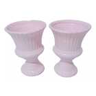 Par De Vaso Charme Pequeno 20x14 Enfeite Decoração De Casa E