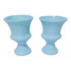 Par De Vaso Charme Pequeno 20x14 Enfeite Decoração De Casa E