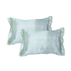 Par Fronhas Cetim Seda Luxo Antifrizz 50x70cm - Magic Enxovai