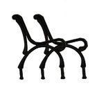 Par Pé De Banco Praça De Jardim Gigante Em Ferro Fundido