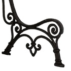 Par Pé De Banco Praça De Jardim Paris Em Ferro Fundido