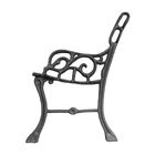 Par Pé De Banco Praça Jardim Francês Pequeno Ferro Fundido