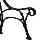 Par Pé De Banco Praça Jardim Rendadão Em Ferro Fundido