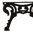 Par Pé De Mesa Base Tamanduá Em Ferro Fundido 54x37cm