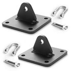 Par Ponto De Ancoragem Para Balanço Cadeira Suspensa-aço-preto