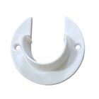 Par Suporte Flange Aberto Alumínio 19mm - Branco