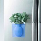 Par Vaso Plantas Silicone Adesivo Vidro Parede Kit Flor Agua