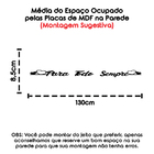 Para Todo Sempre Palavra Decorativa Deparede Mdf Corte Laser