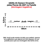 Para Todo Sempre Palavra Decorativa Deparede Mdf Corte Laser