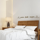 Para Todo Sempre Palavra Decorativa Deparede Mdf Corte Laser