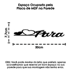 Para Todo Sempre Palavra Decorativa Deparede Mdf Corte Laser