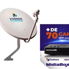 Parabólica Digital 60cm Com Recepitor Century Digital Midia B
