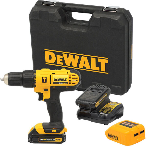 Parafusadeira / Furadeira De Impacto 1/2" 20v Max Dewalt Dcd7