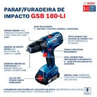 Parafusadeira / Furadeira Gdx 180-li 18v + Chave De Impacto G
