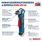 Parafusadeira Angular Bosch Gwb 12v-10 Sem Baterias E Carrega
