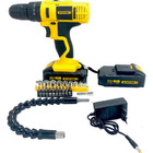 Parafusadeira De Impacto 21v Sem Fio Com Acessórios Potente