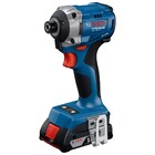 Parafusadeira de Impacto Bosch a Bateria Brushless 18V 215NM GDR 2 Baterias + Maleta