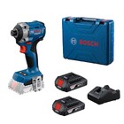 Parafusadeira de Impacto Bosch a Bateria Brushless 18V 215NM GDR 2 Baterias + Maleta