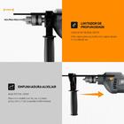 Parafusadeira E Furadeira De Impacto Wap Wf 700k10 127v