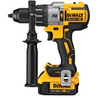 Parafusadeira e Furadeira de Impacto Dewalt com 2 Baterias (DCB205) Carregador Bivolt (DCB1104) 20V 1/2" DCD996P2T-BR