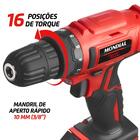 Parafusadeira E Furadeira Mondial Bateria Lítio Bivolt Fpf07