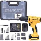 Parafusadeira Furadeira 12v Li Ion Kit Acessórios 100 Peças