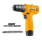 Parafusadeira Furadeira 3/8pol Bateria Ion Litio 12v Ingco Cd