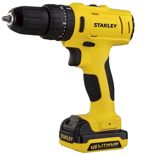 Parafusadeira Furadeira À Bateria Stanley 12v Sch12s1k-br