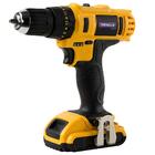 Parafusadeira Furadeira À Bateria Trevalla + Jogo De Ferramen