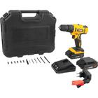 Parafusadeira/furadeira Com Impacto À Bateria 12v Carregador