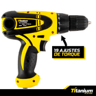 Parafusadeira Furadeira Elétrica  220v 3/8 300w Titanium