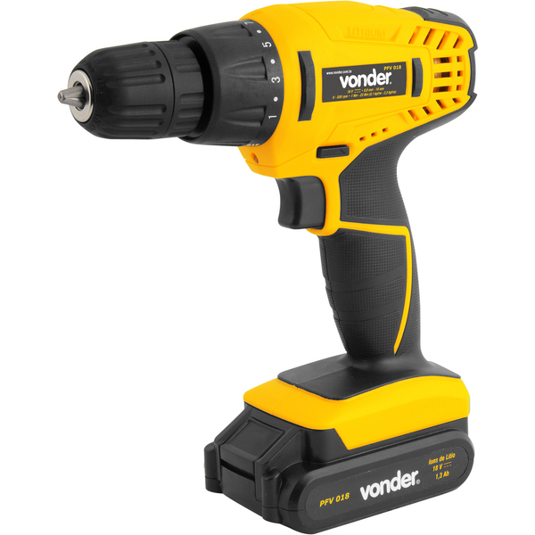 Parafusadeira/furadeira Vonder A Bateria 18v Pfv018