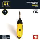 Parafusadeira Sem Fio Oz Modelo Pb500 Com Bits 4.8v Bivolt