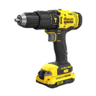 Parafusadeira Stanley de Impacto com Maleta, Bateria e Carregador 20V 1/2" Bivolt SCD711D1K-BR