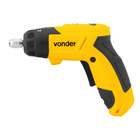 Parafusadeira Vonder Universal com 12 Peças a Bateria  3,6V 1/4" Bivolt PBV 120