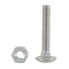 Parafuso de Aço Carbono para Alvenaria 6x40mm Máquina Francês sem Fenda 100 peças