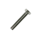 Parafuso de Aço Carbono para Metal 10x40mm Máquina Sextavada sem Fenda 50 peças