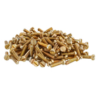 Parafuso de Aço Carbono para Metal 5x20mm Máquina Cilíndrica Fenda 400 peças