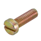 Parafuso de Aço Carbono para Metal 8x25mm Máquina Cilíndrica Fenda 150 peças