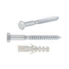 Parafuso de Aço para Alvenaria 7,9x75mm Soberba Sextavada sem Fenda 10 peças