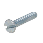 Parafuso de Aço para Caixa de Luz 3,5x19mm Máquina Chata Fenda 10 peças