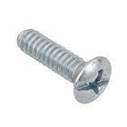 Parafuso de Aço para Caixa de Luz 4,7x12,7mm Máquina Chata Fenda 6 peças