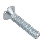 Parafuso de Aço para Caixa de Luz 4,7x15,8mm Máquina Chata Fenda 6 peças