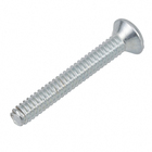 Parafuso de Aço para Caixa de Luz 4,7x25,4mm Máquina Chata Fenda 6 peças