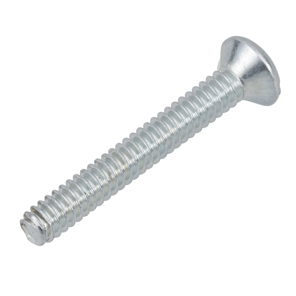Parafuso de Aço para Caixa de Luz 4,7x25,4mm Máquina Chata Fenda 6 Parafuso de Aço para Caixa de Luz 4,7x25,4mm Máquina Chata Fenda 6