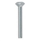 Parafuso de Aço para Caixa de Luz 4,7x25,4mm Máquina Chata Fenda 6 peças